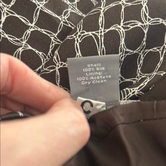 Ann Taylor Black and White A-line Mini Skirt - Picture 4 of 5